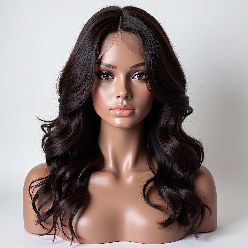 Tóc máy Indian human hair wigs chất lượng cao