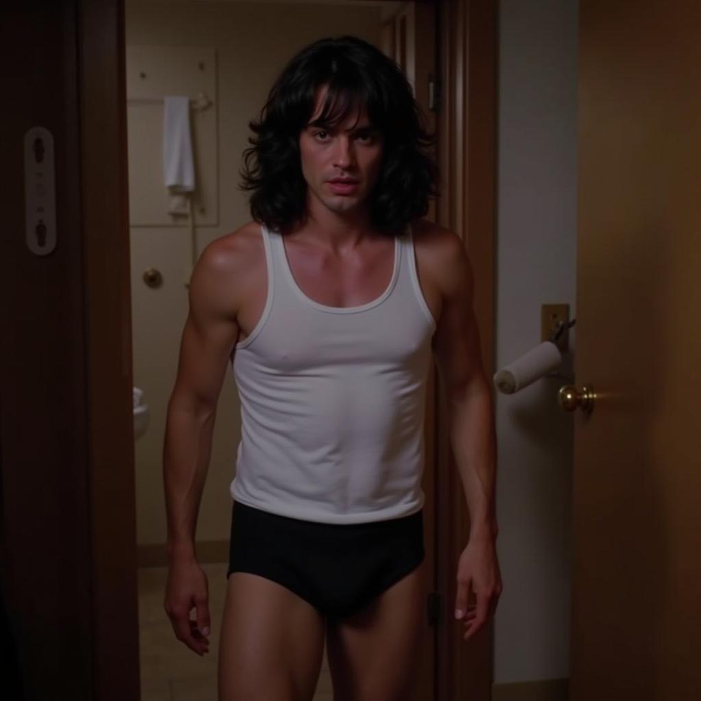 Tommy Wiseau in "The Room" Underwear Scene