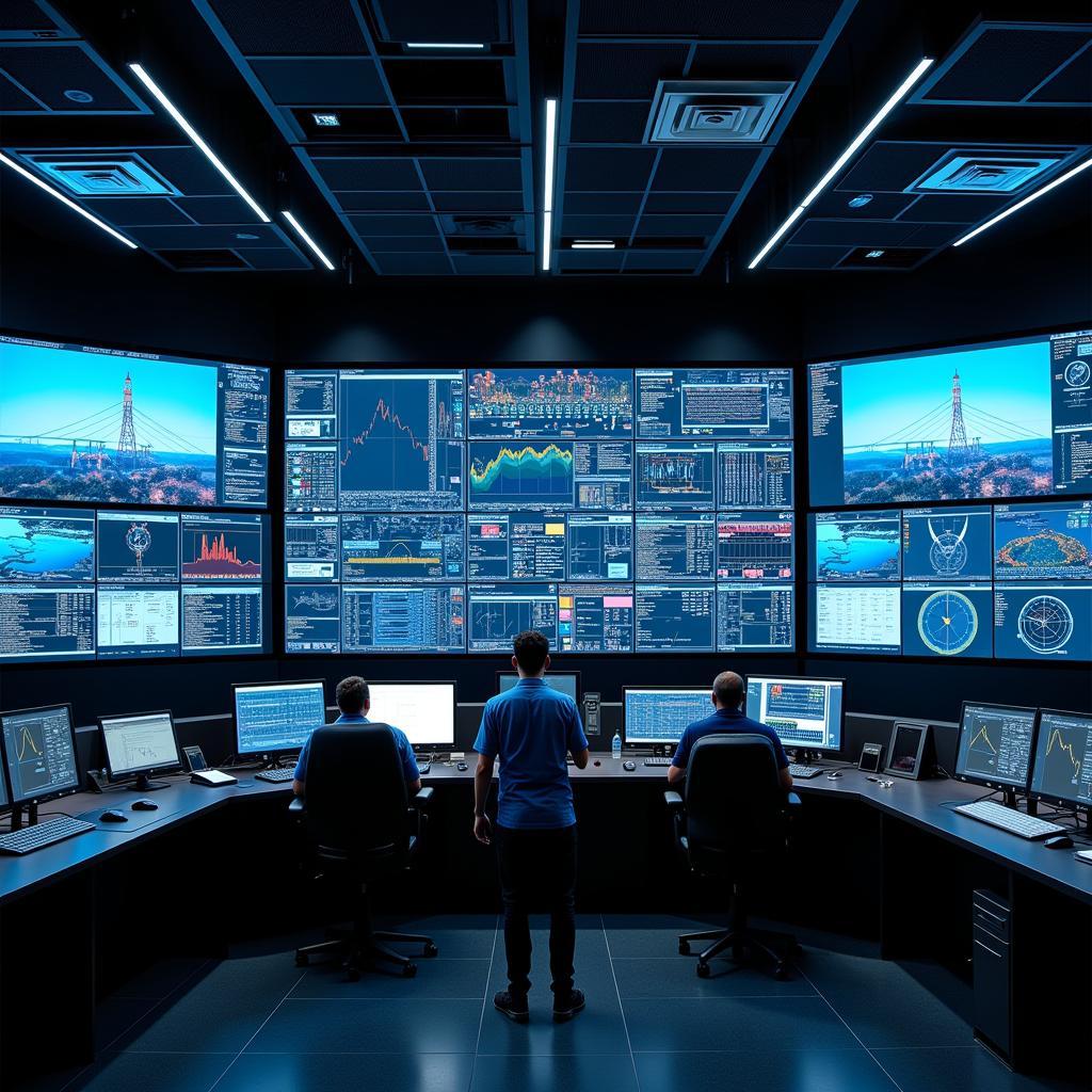 Control Room of a Power Plant