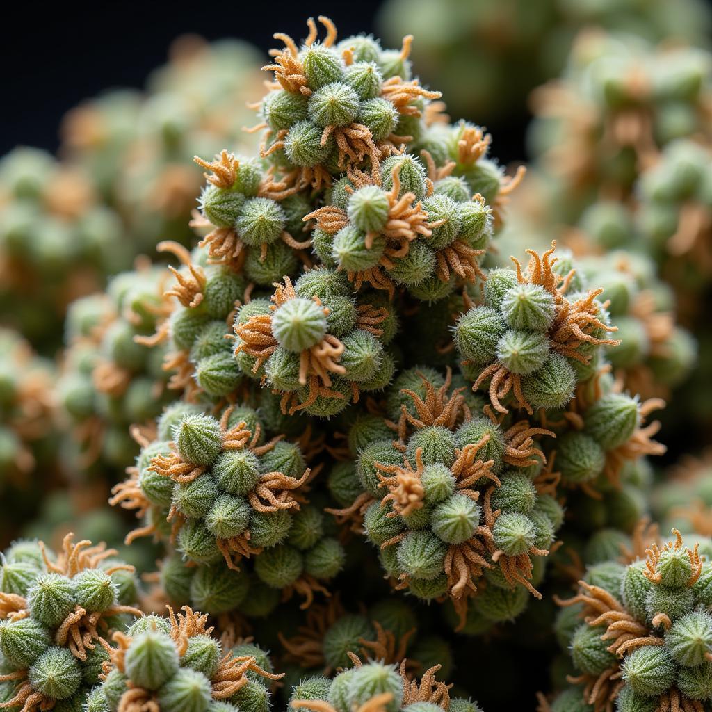 Close-up of Uncle Snoop weed nugs