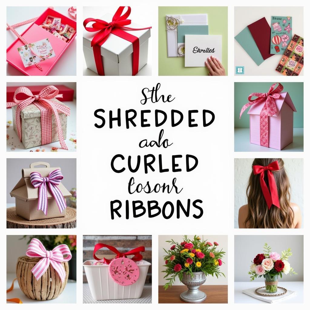 Creative Applications of Ribbon Shredders and Curlers