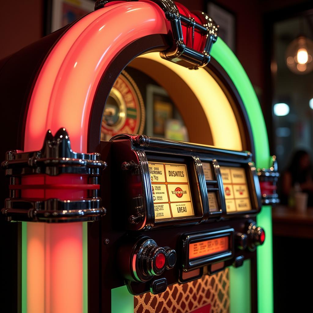 Classic Vinyl Jukebox Design