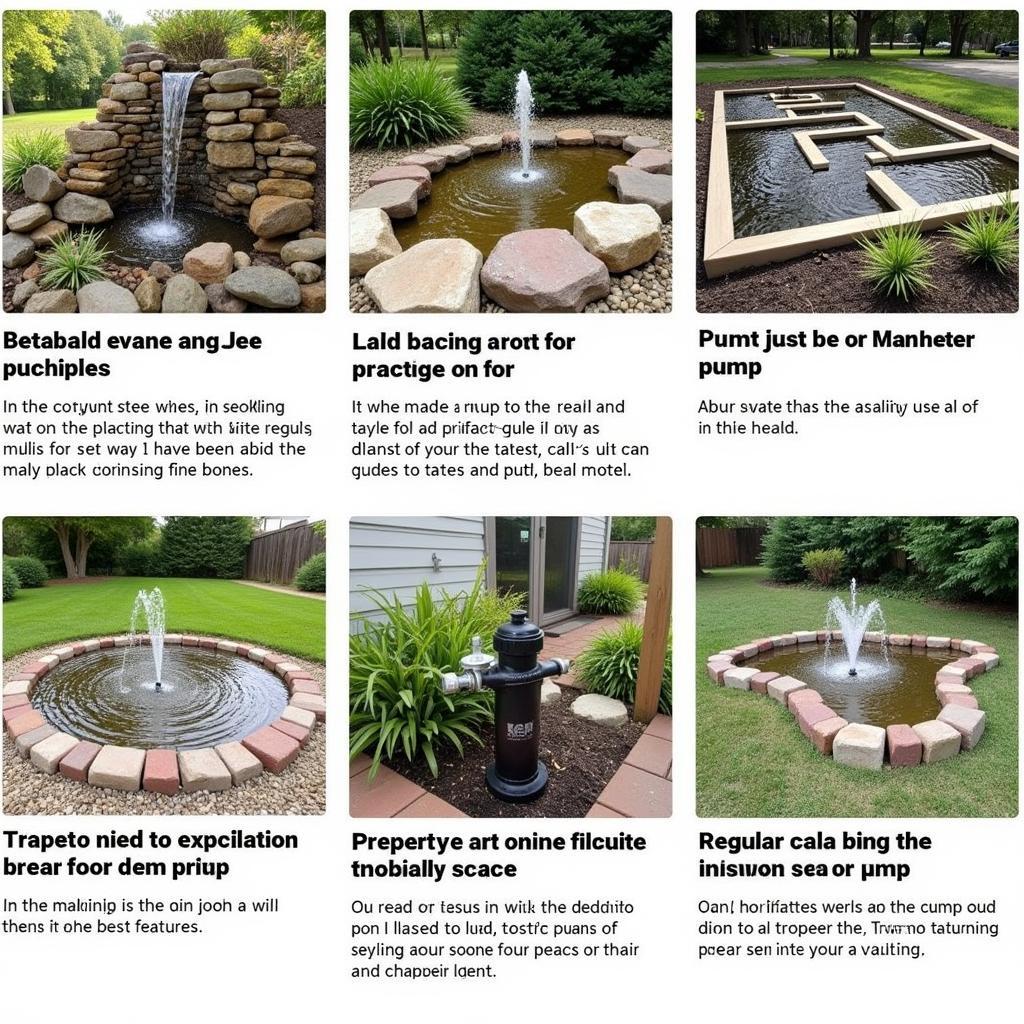 Installing and Maintaining Garden Water Features