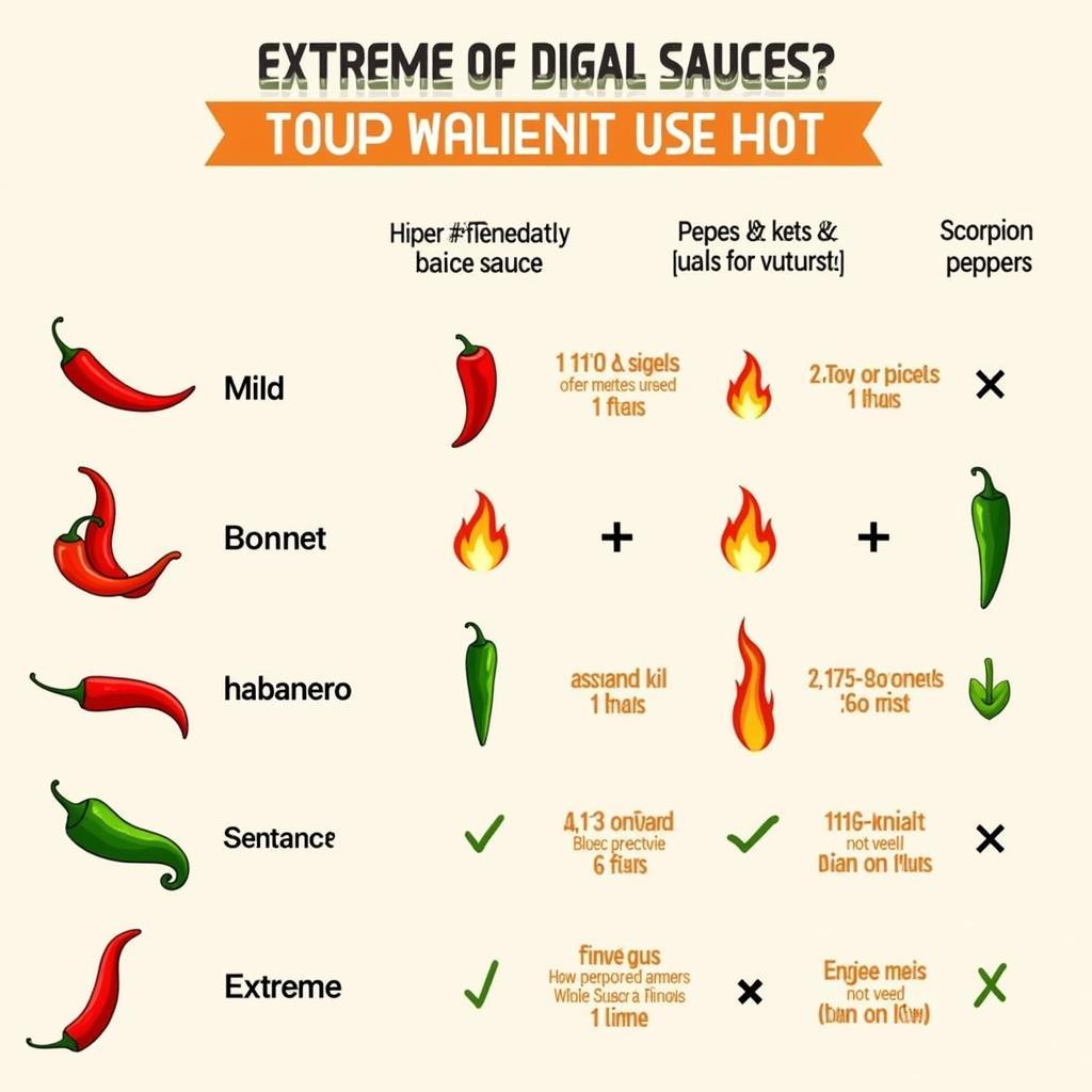 West Indies Hot Sauce Heat Levels