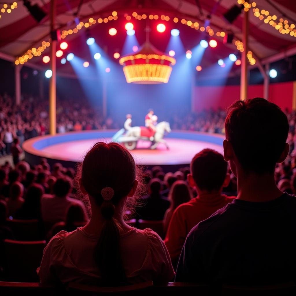 Watching a Circus Performance in Hull