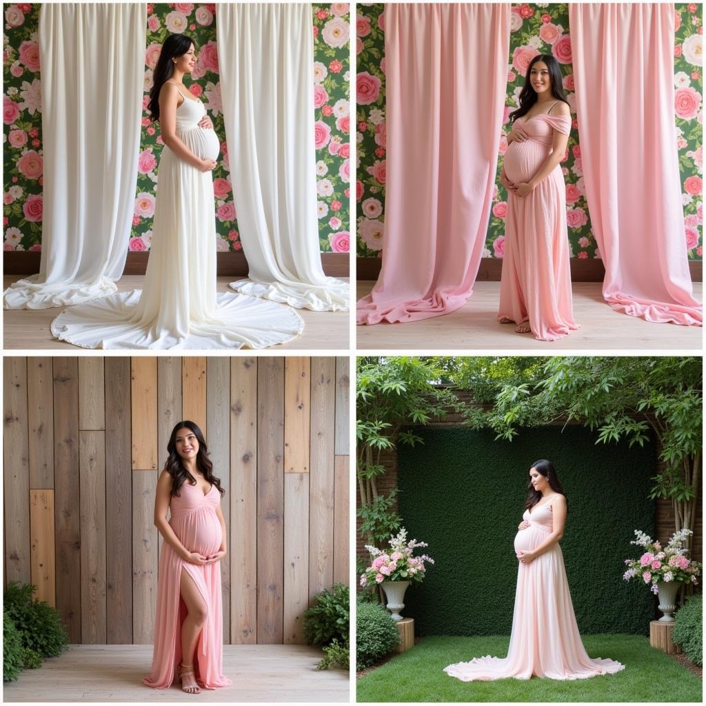 Popular Maternity Photoshoot Backdrop Ideas