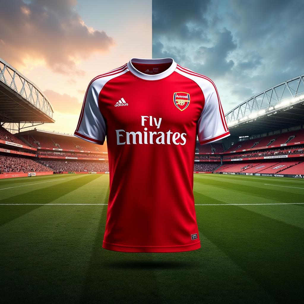 2008 Arsenal Jersey: Transition from Highbury to Emirates