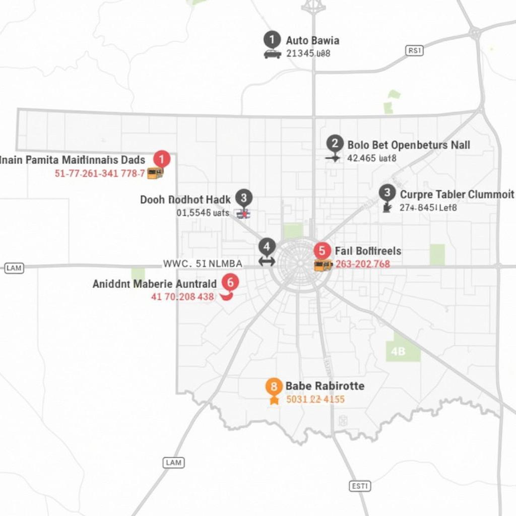 Bản đồ các phòng khám phá thai ở Thành phố Oklahoma