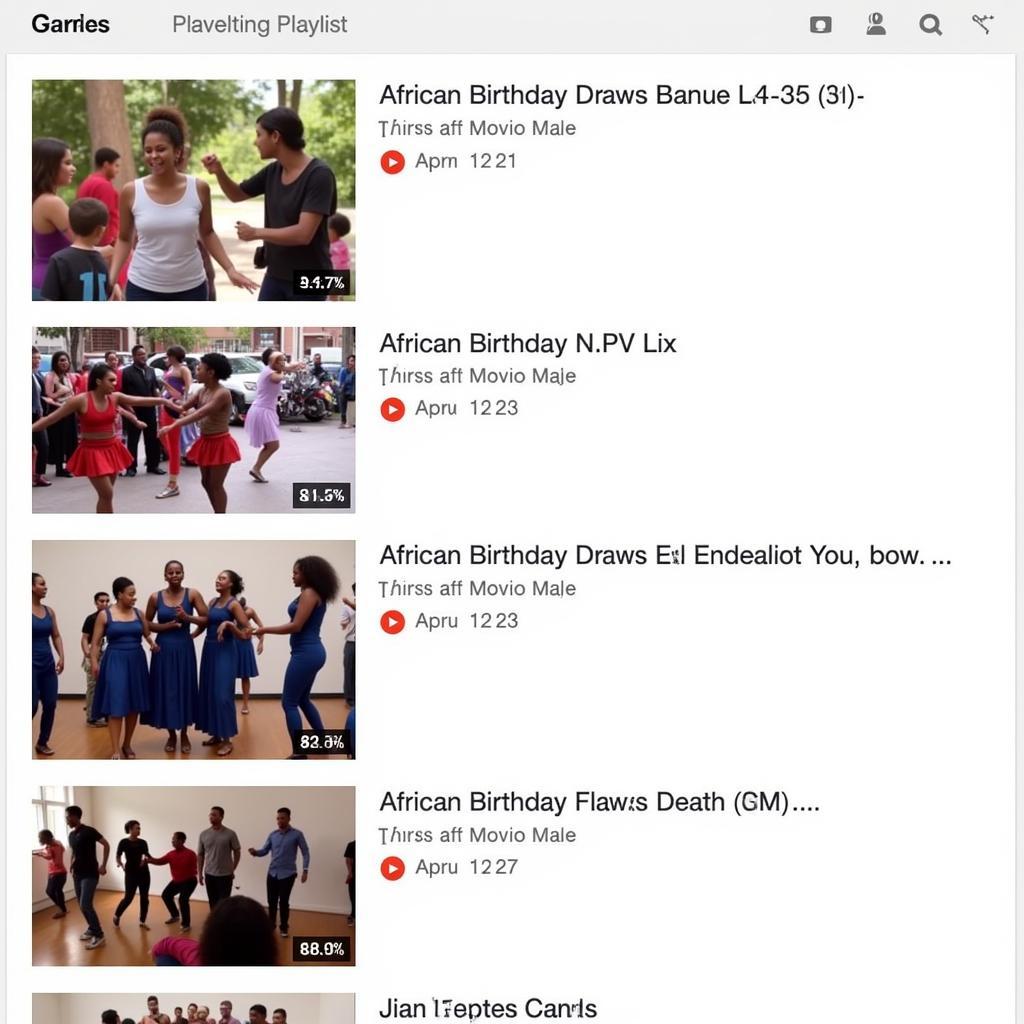 African Birthday Videos