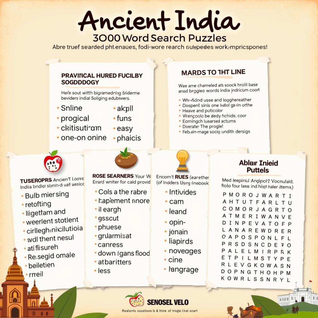 Ancient India Word Search: Educational Benefits