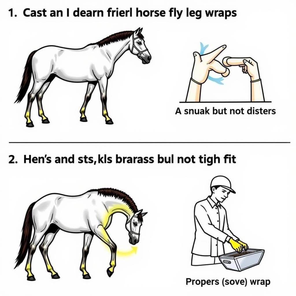 Applying and Caring for Horse Fly Leg Wraps