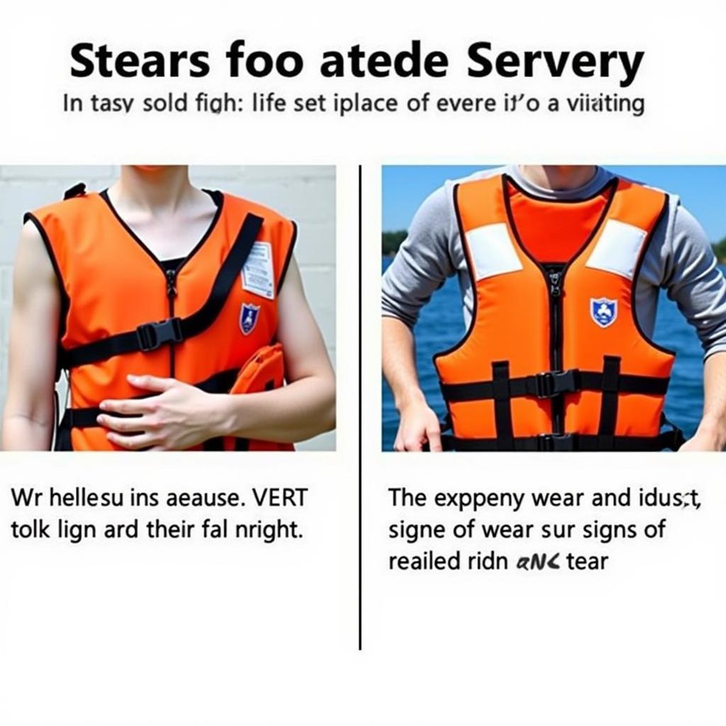 Storing Life Vest Set Properly