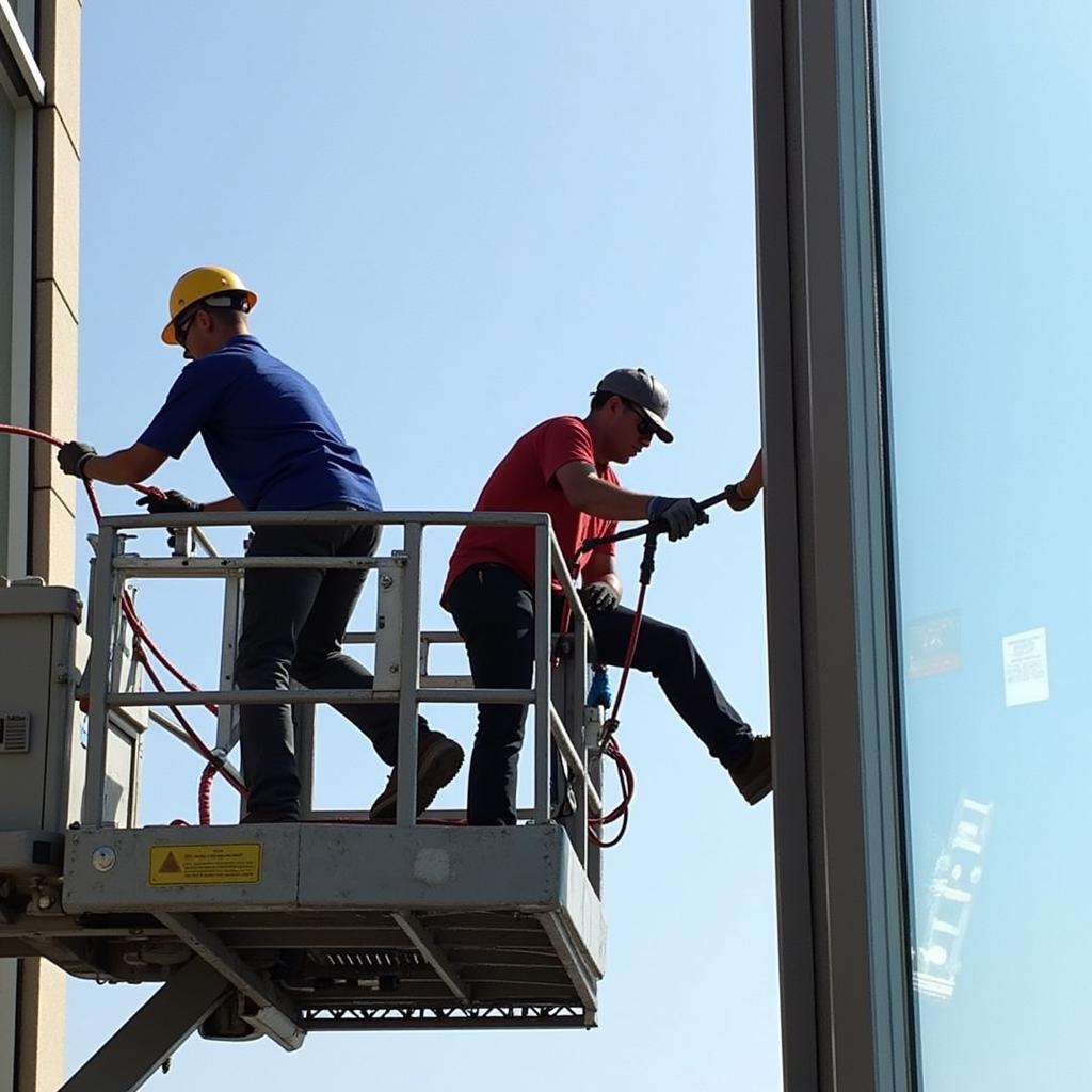 Maintenance of window washing platform