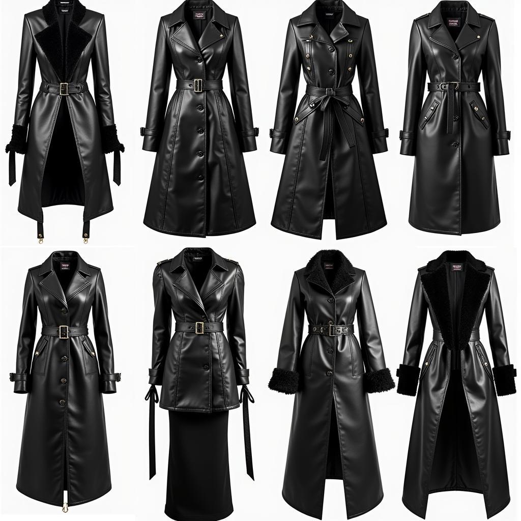 Black Gothic Trench Coat Style Inspiration