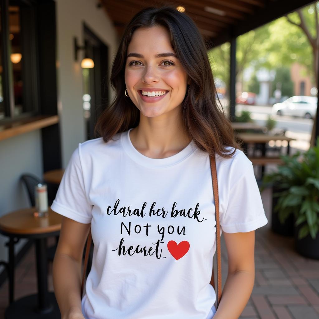 Break Her Back Not Her Heart Shirt Meaning