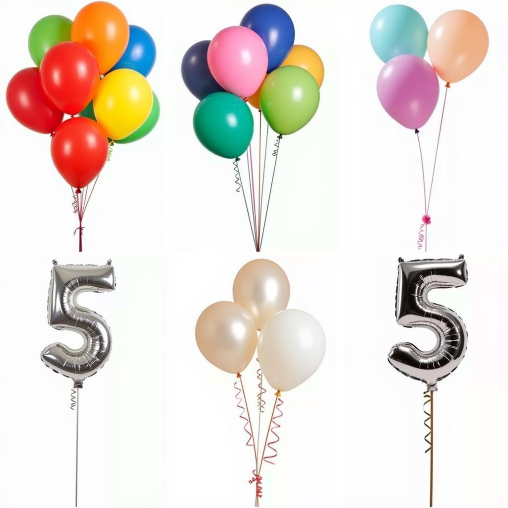 Choosing the right 20 balloons for different occasions.