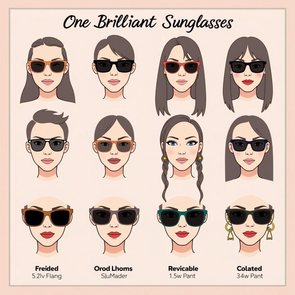 Chọn One Brilliant Sunglasses Phù Hợp Khuôn Mặt