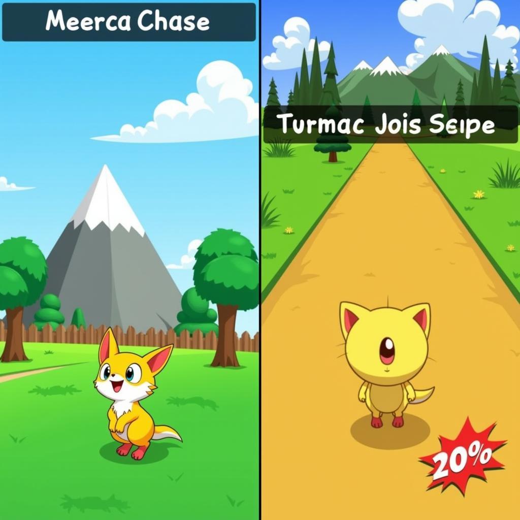 Trò chơi Meerca Chase và Turmac Roll trong Classic Neopets