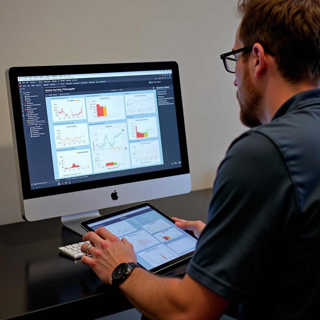 Coach Analyzing Player Data from Frequent Stops Magnet System