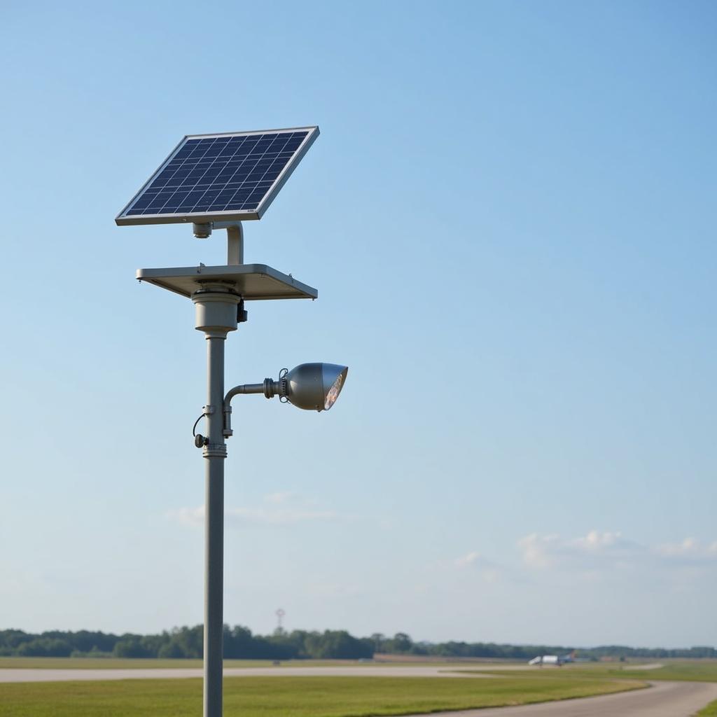 Elevated Solar Runway Light