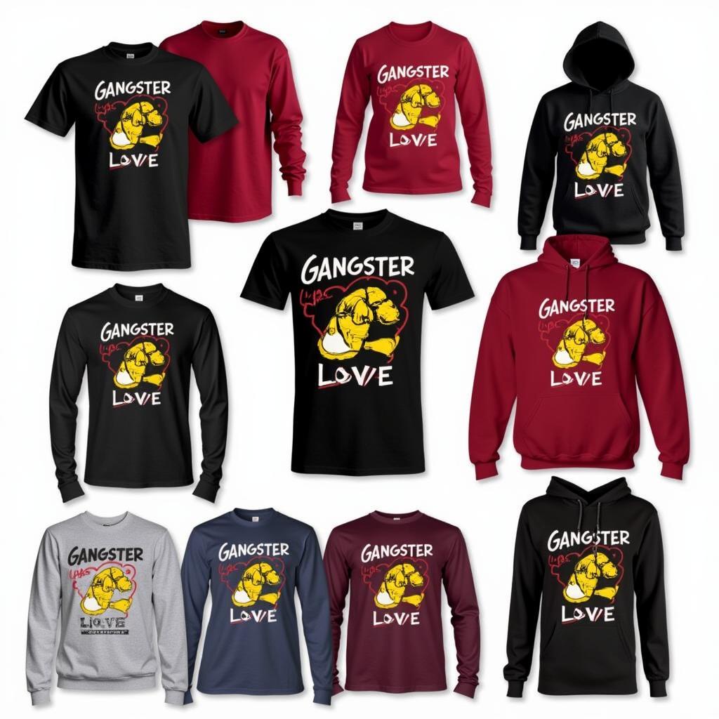 Different Styles of Gangster of Love Shirts