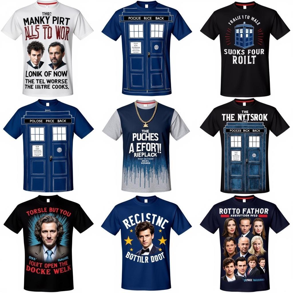 Doctor Who Button Up Shirts: A Variety of Styles and Designs