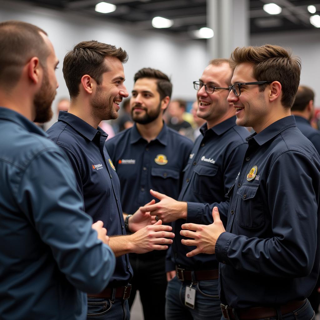 Drone Pilots Networking at an Event