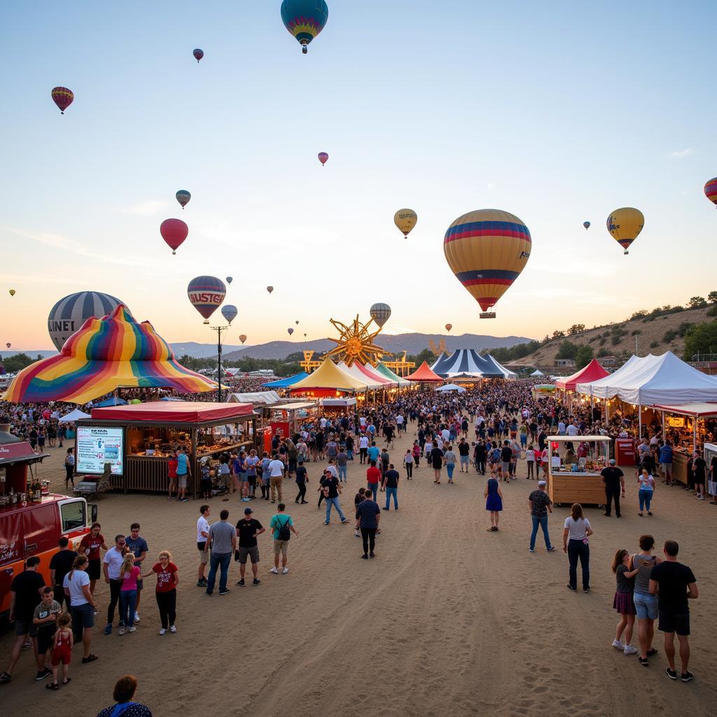 Activities and Entertainment at Eloy Hot Air Balloon Festival