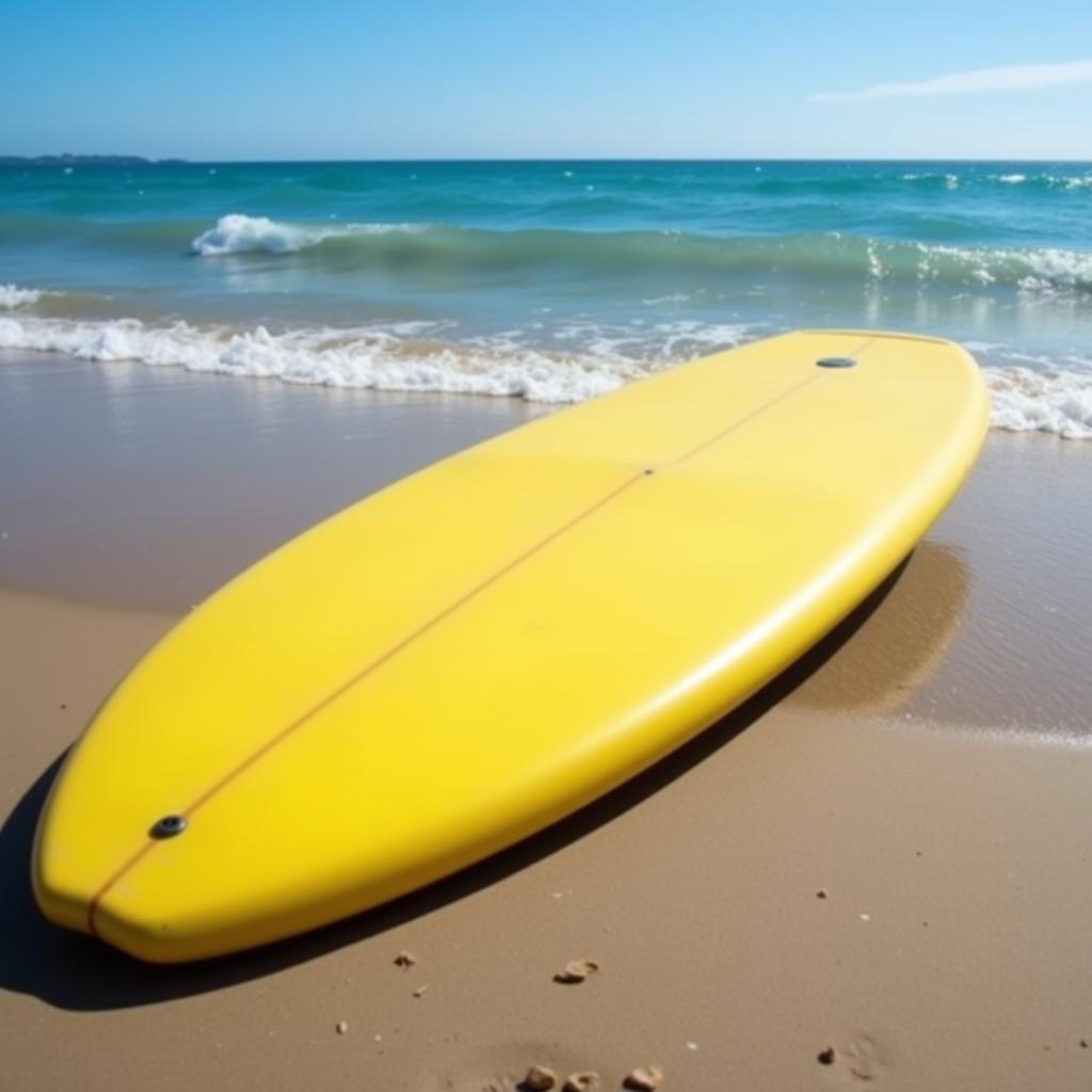 Beginner-friendly foam surfboard