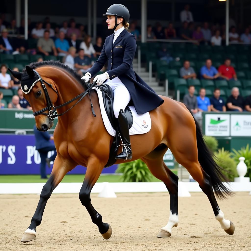 Dressage Performance at Gold N Grand Horse Show