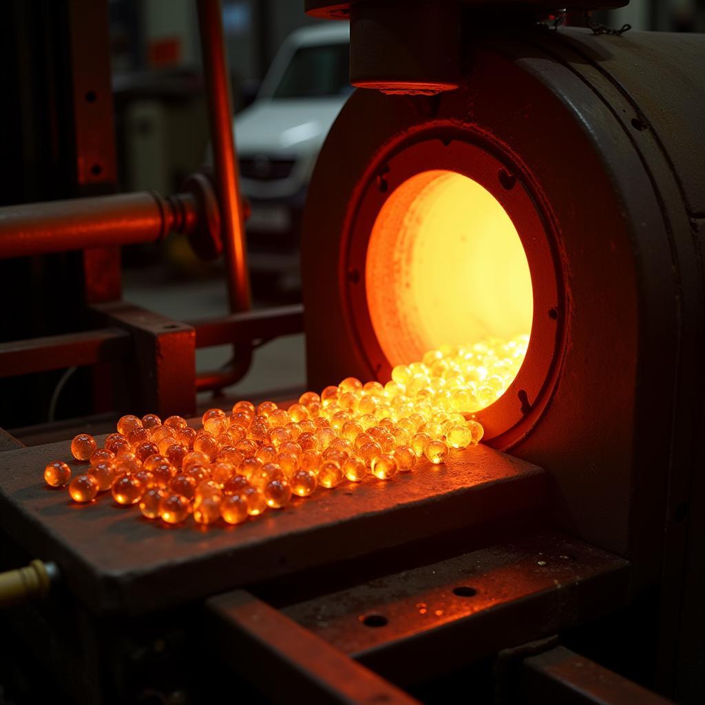 Heat Treatment in Fire Polish Bead Production