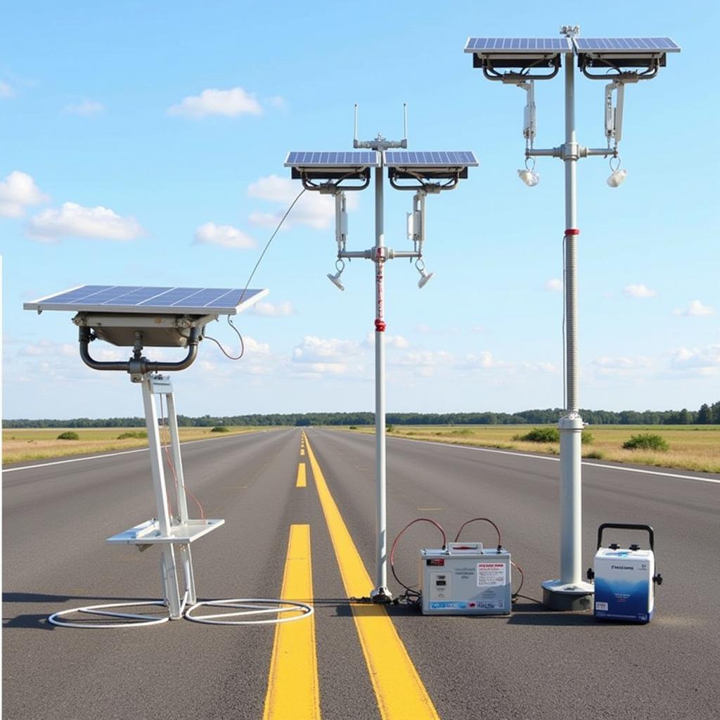 Solar Runway Light System