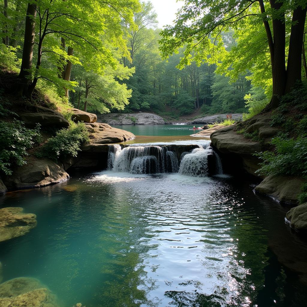 Secluded Swimming Hole in Berkshire