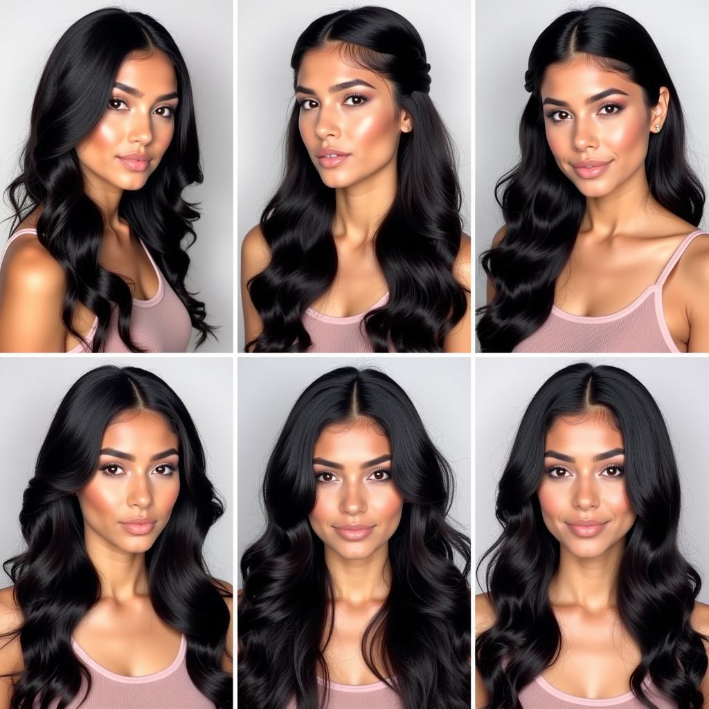 Styling Options for Jet Black Lace Wigs