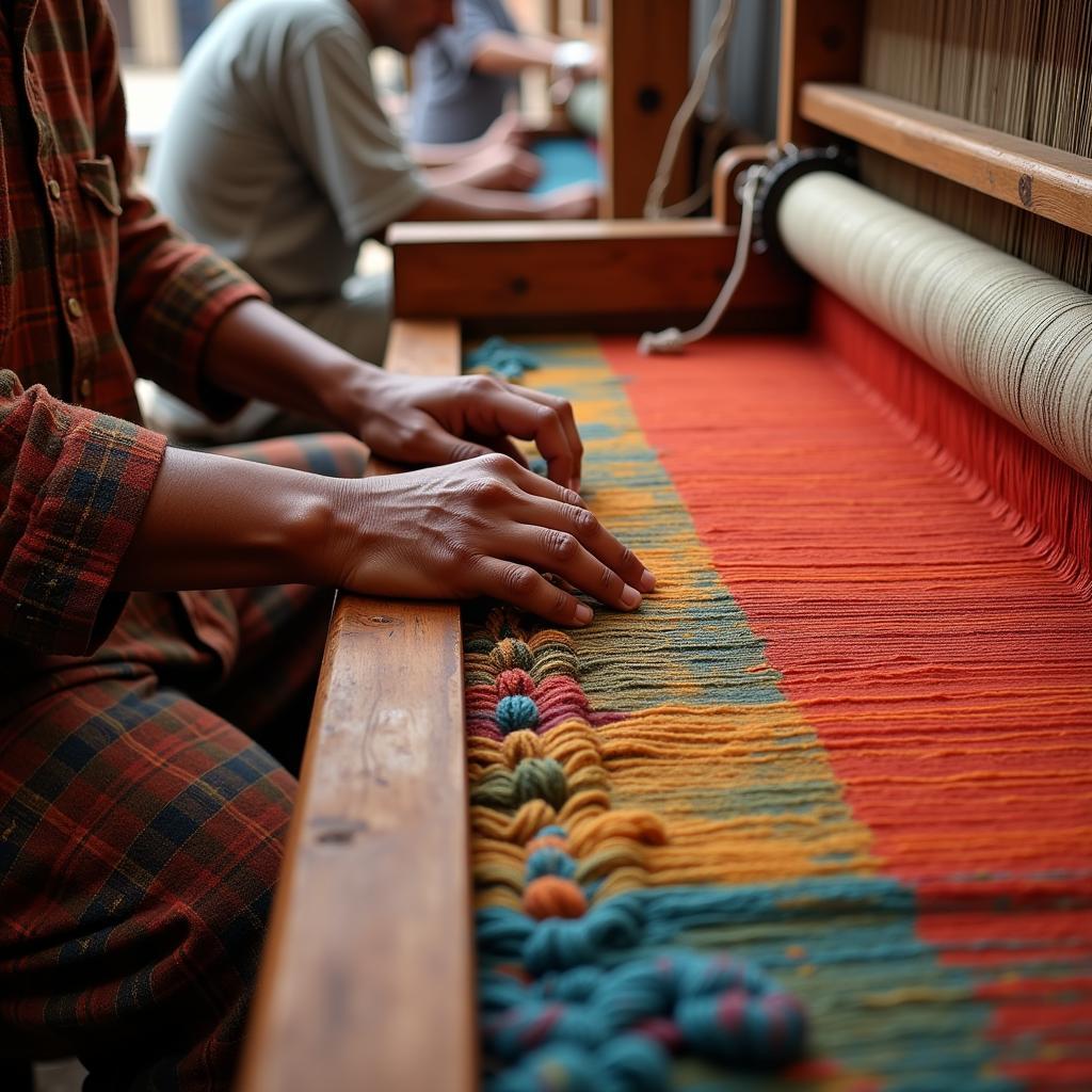 Handloom Weaving Techniques of Madras Shirts