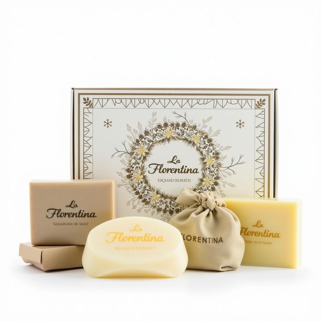 Beautifully packaged La Florentina soap gift set