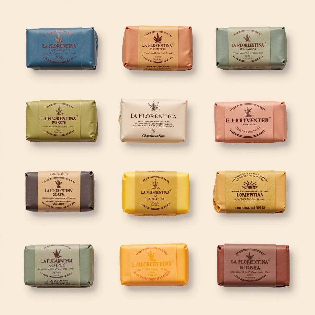 La Florentina soaps come in a variety of scents and designs