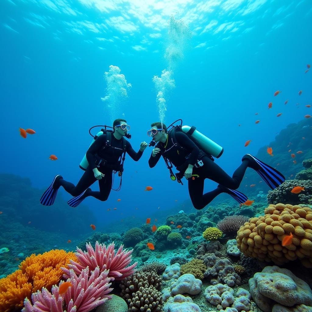 Trải nghiệm lặn bình khí tại Olympic Reef