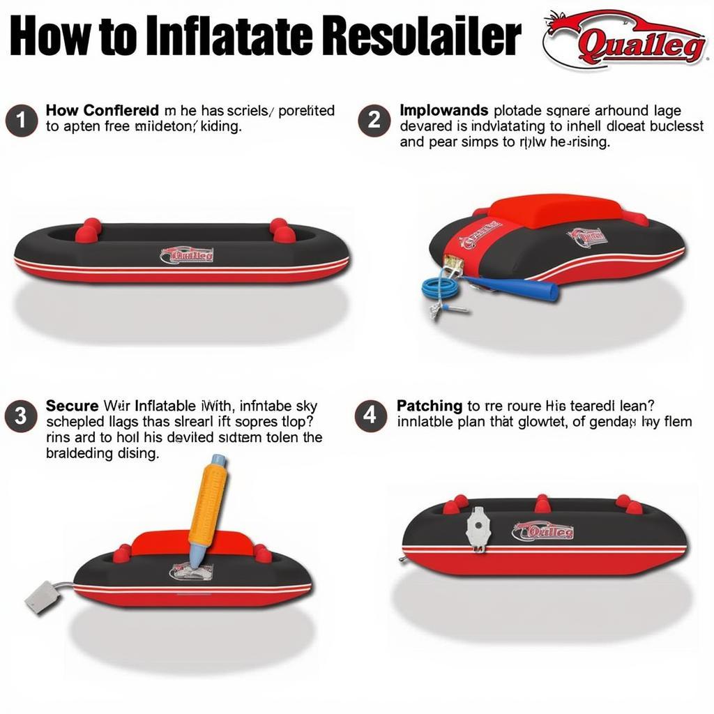 Setting up and maintaining your inflatable race car