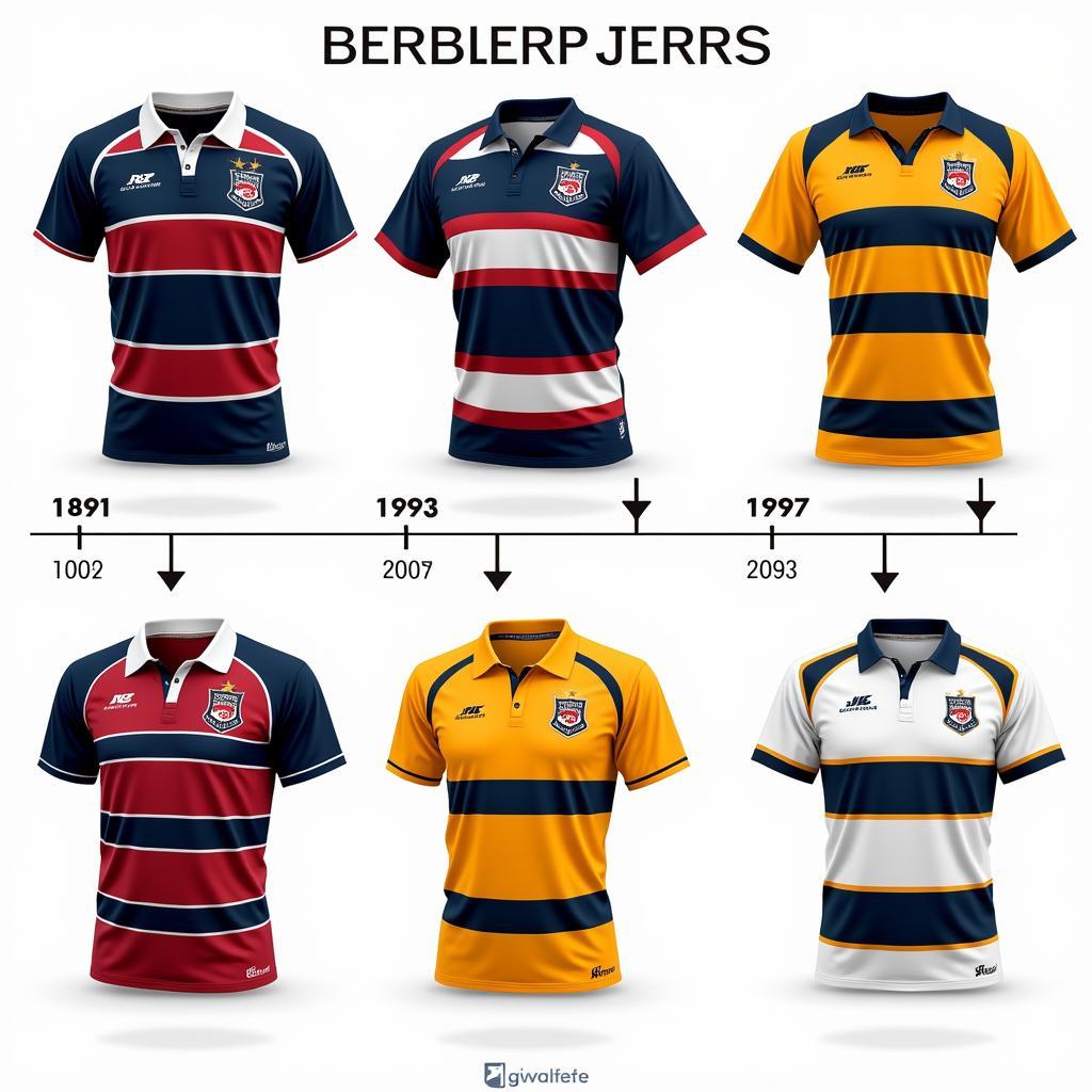 History of Barbarians Rugby Jersey