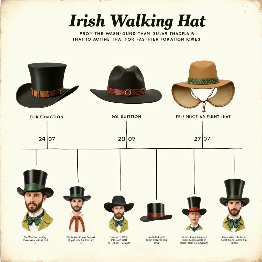 Lịch sử mũ walking hat nam Ireland