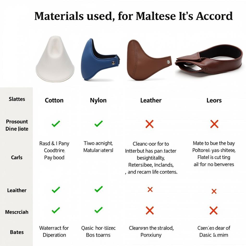So sánh các loại chất liệu Maltese Neck Guard