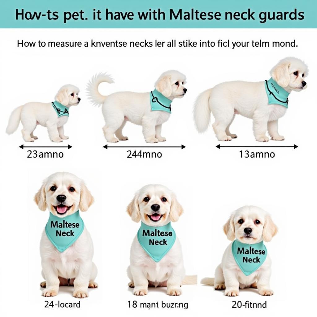 Chọn kích thước Maltese Neck Guard phù hợp