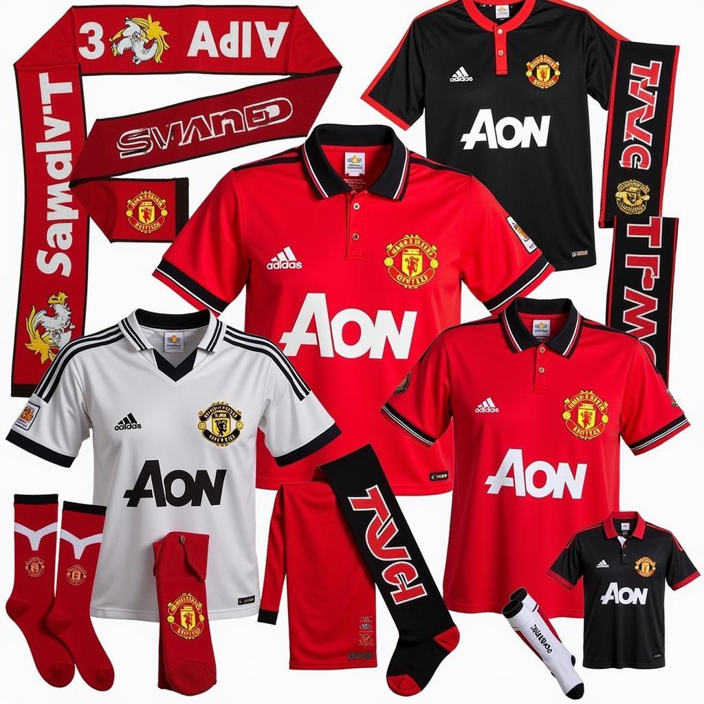 Manchester United 2004 Jersey Collection