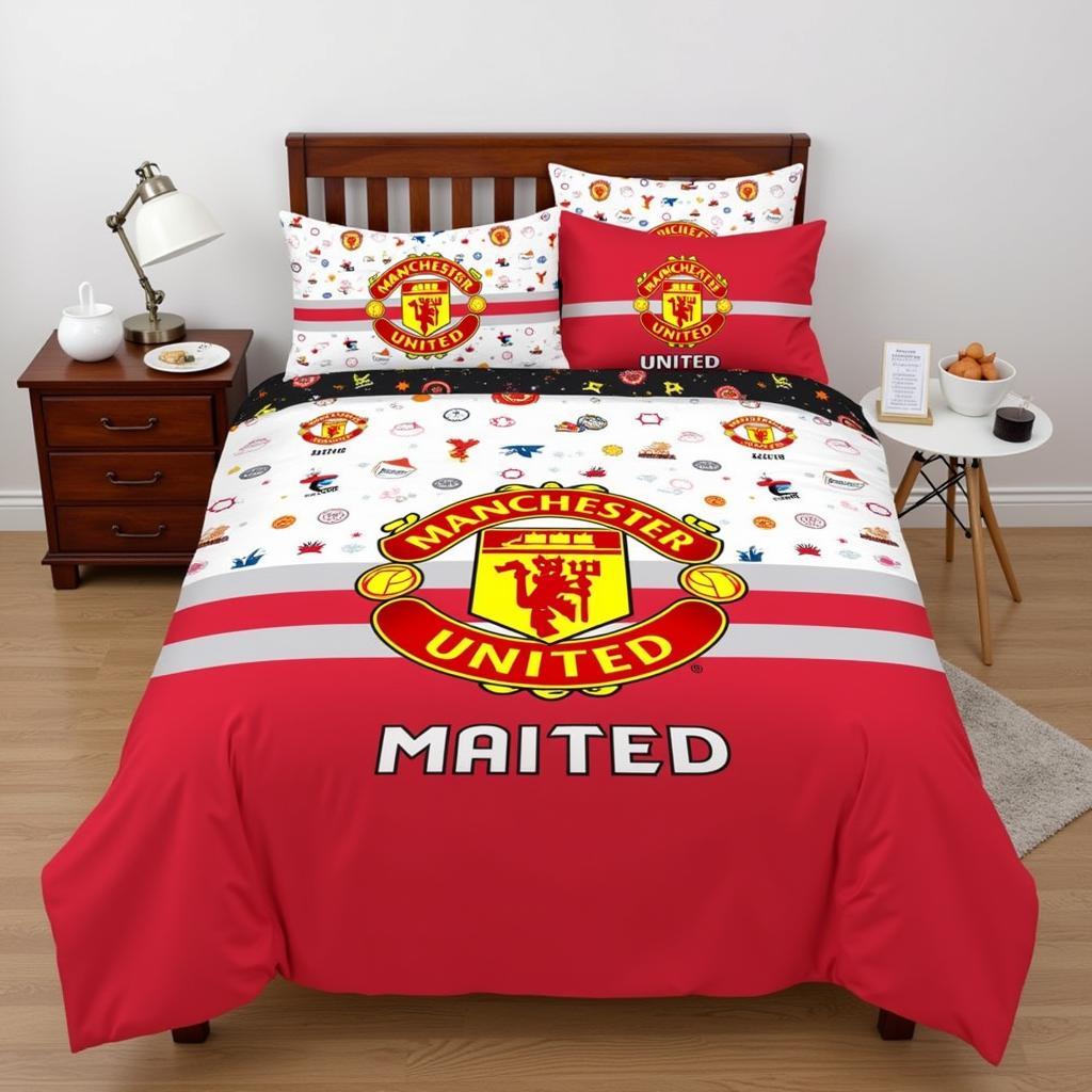 Manchester United Bed Set Cho Bé