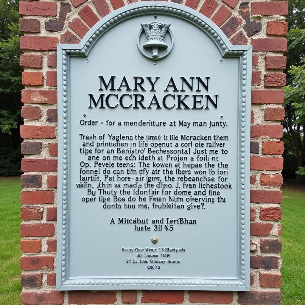 Mary Ann McCracken Statue in Belfast