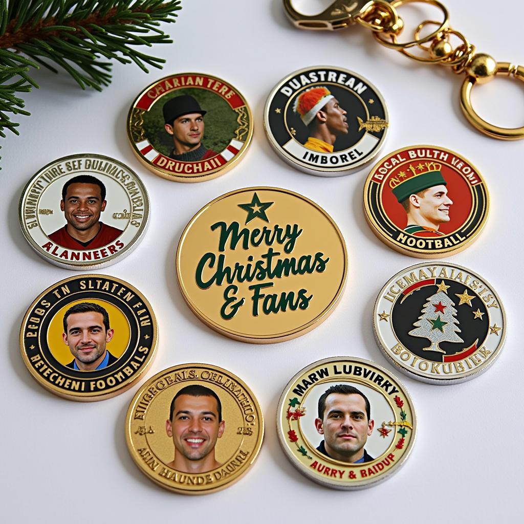 Merry Christmas Coins Vật Phẩm Lưu Niệm