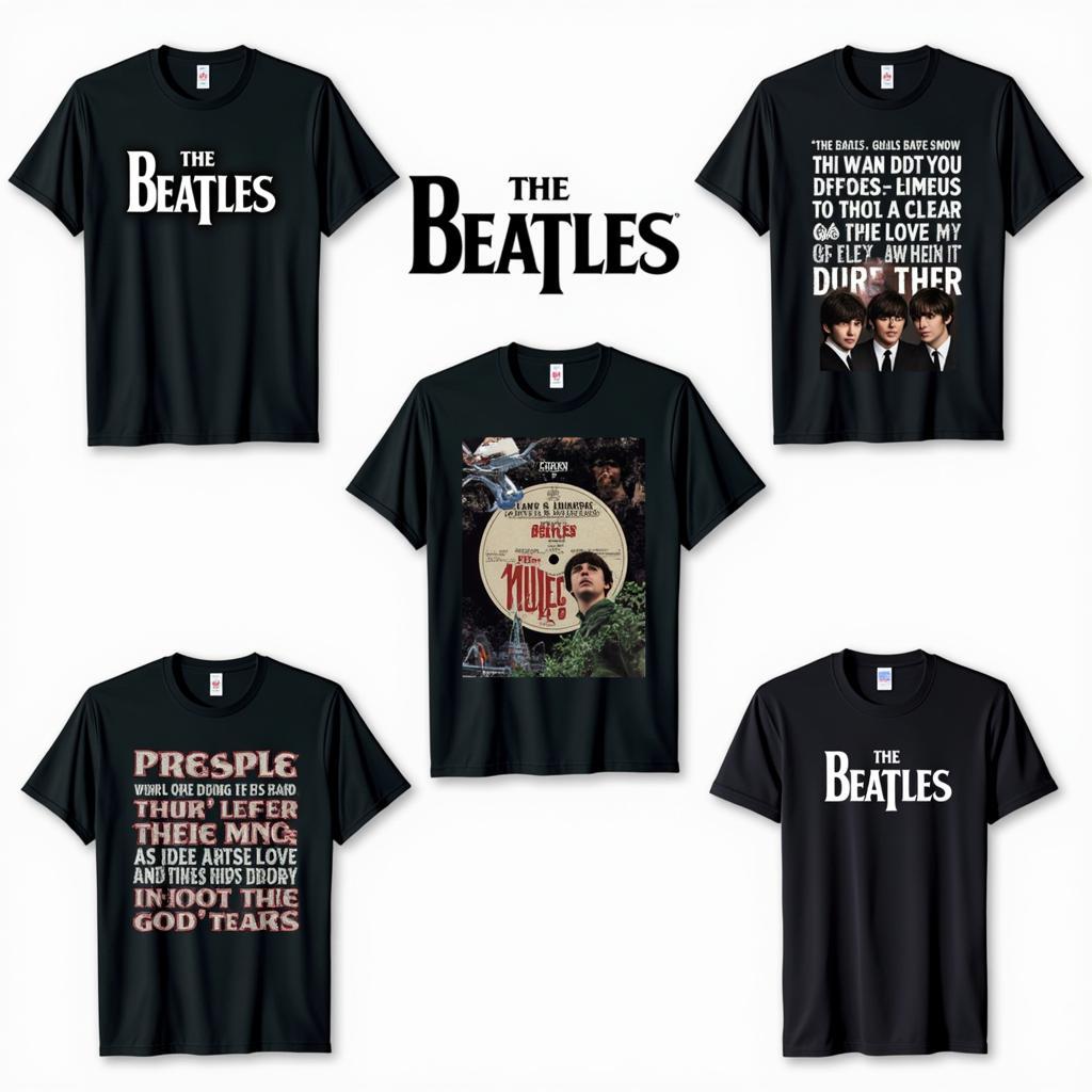 Modern Beatles T-shirt Designs