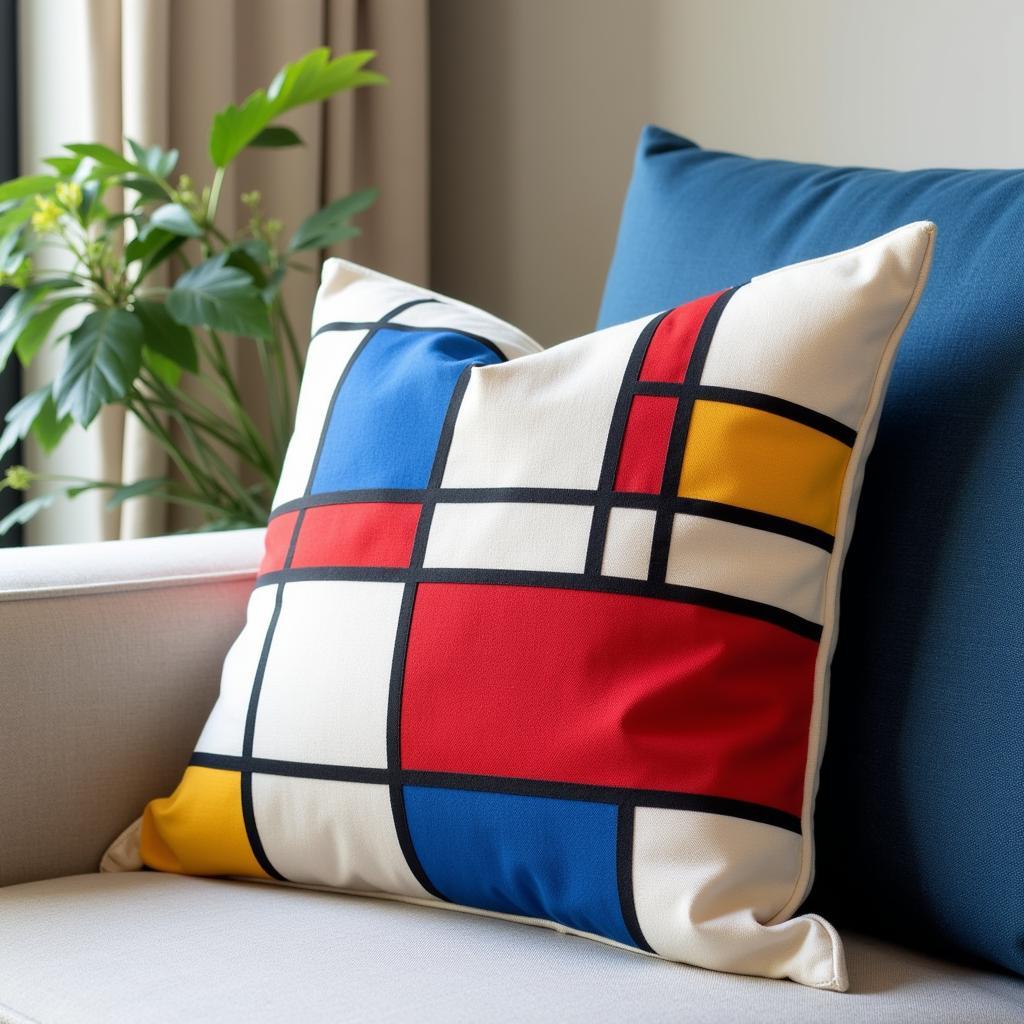 Mondrian Inspired Home Decor