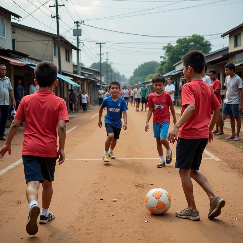 Cộng đồng bóng đá đường phố Myanmar